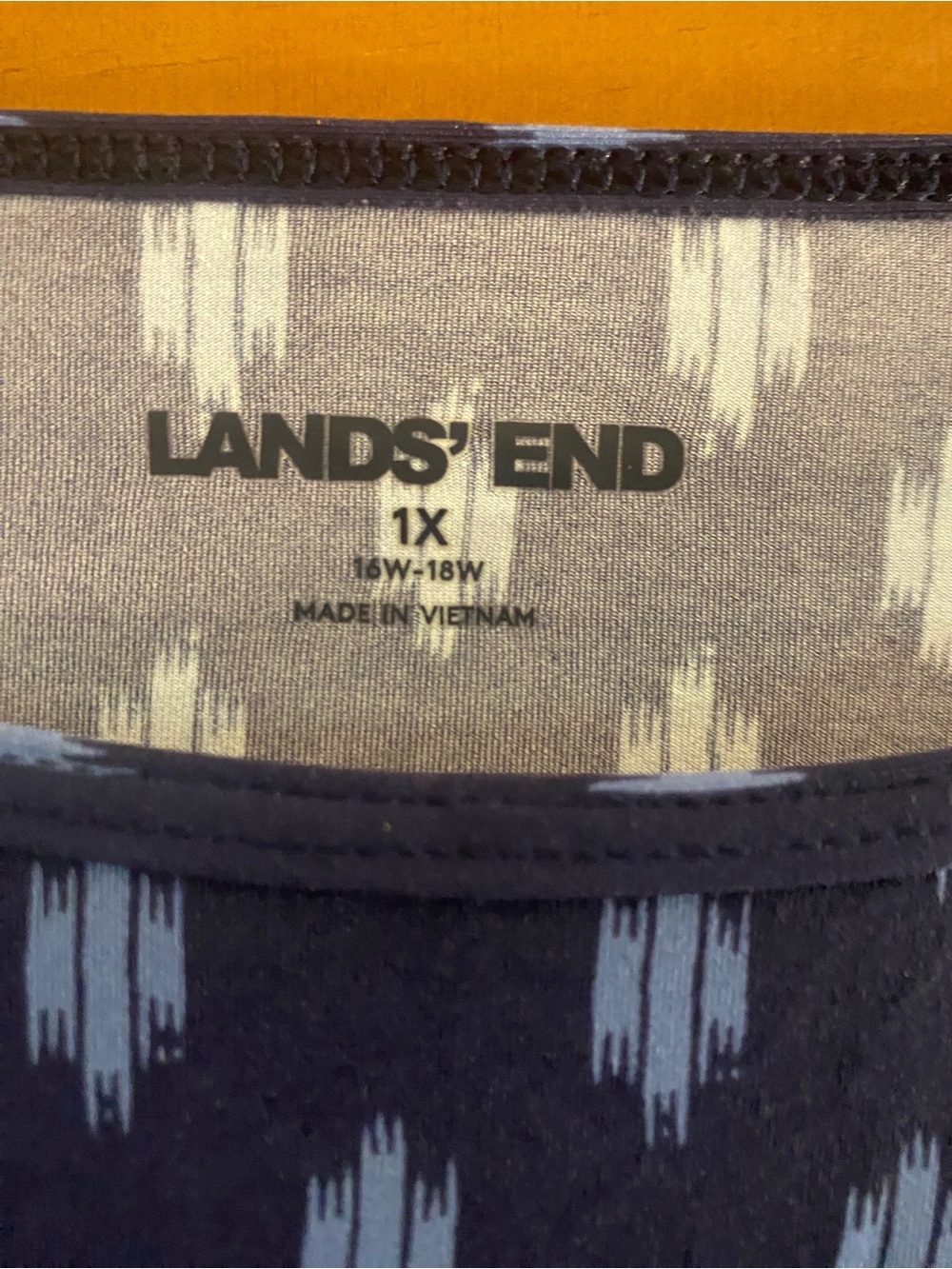 Land’s End SPF UPF Sun Shade Long Sleeve Shirt 1X - Picture 5 of 8